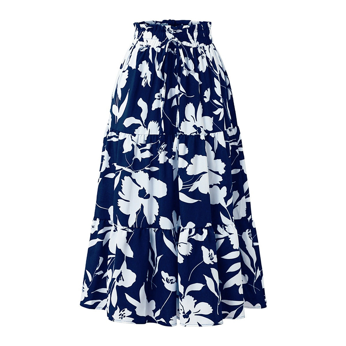 FALDA MIDI FLORAL