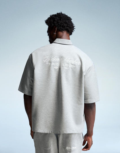 Camisa de Manga Corta con Bordado Dulce Olympe