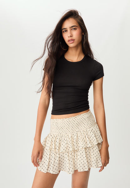 Camiseta Acanalada Dulce Olympe – Manga Corta