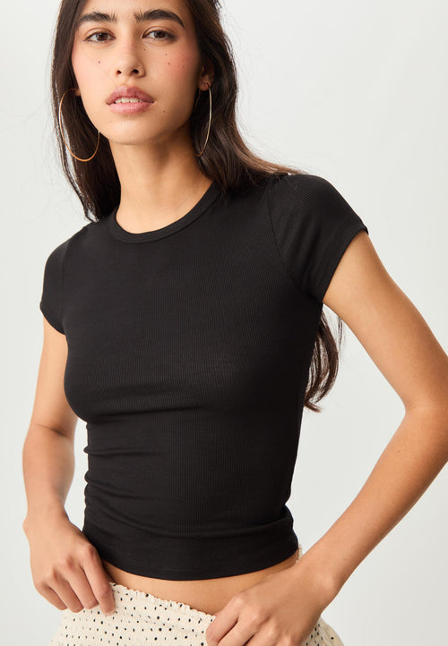 Camiseta Acanalada Dulce Olympe – Manga Corta