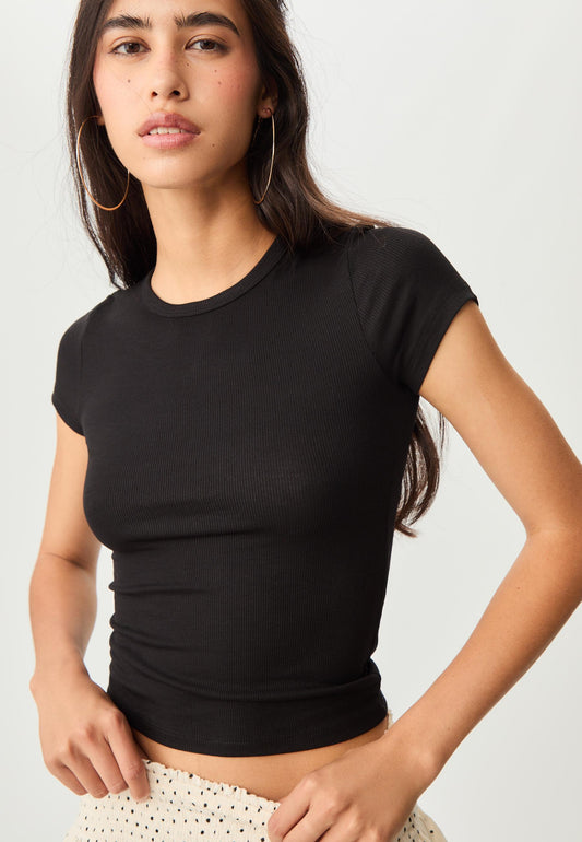 Camiseta Acanalada Dulce Olympe – Manga Corta