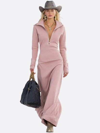 VESTIDO MAXI RÉTRO SPORT