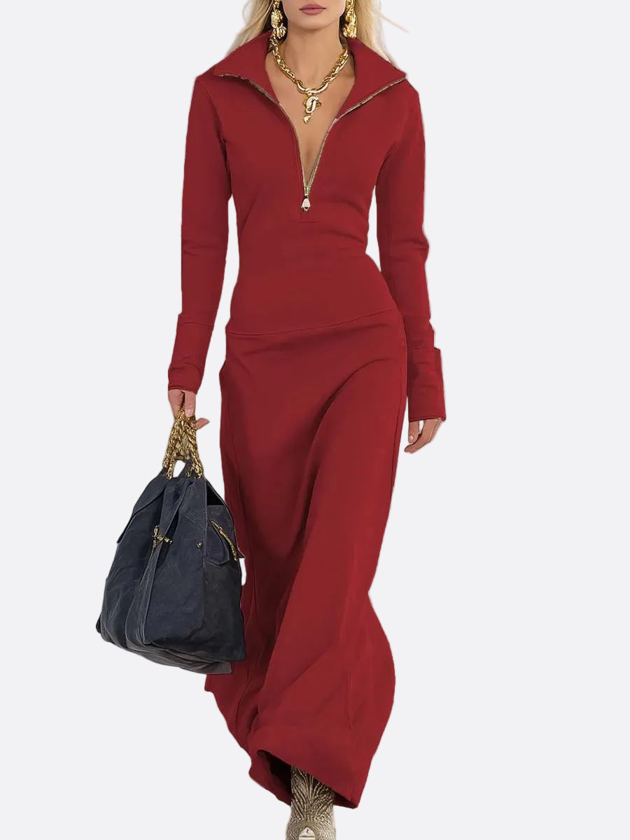 VESTIDO MAXI RÉTRO SPORT