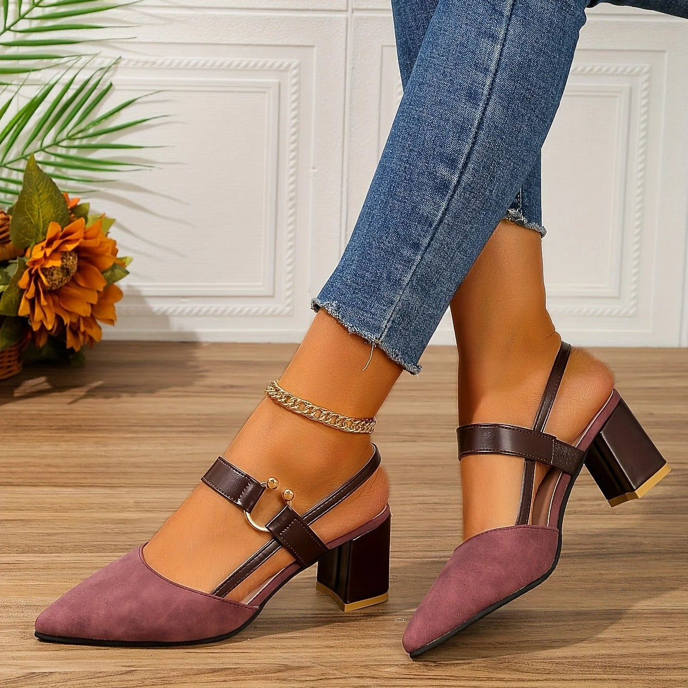 TACONES SLINGBACK TESS