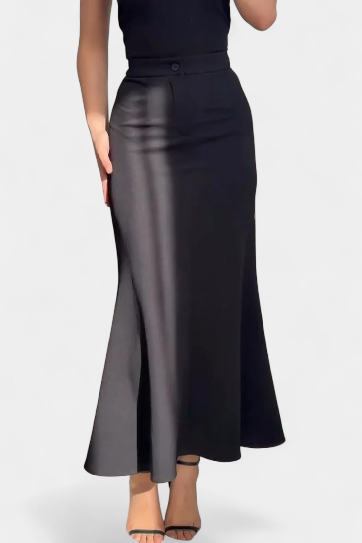 FALDA ENTALLADA LARGA