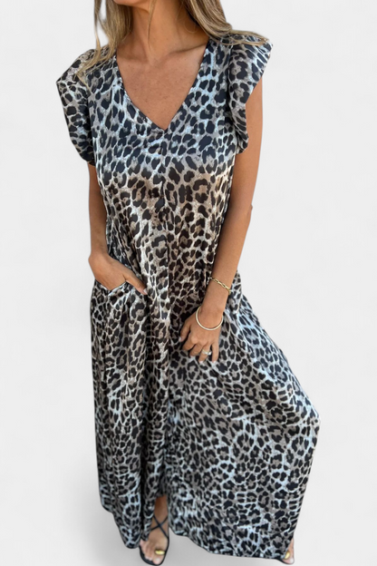 MONO ANCHO SIN MANGAS ANIMAL PRINT