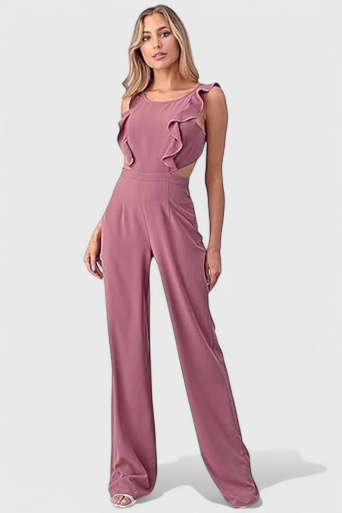 MONO ELEGANTE DE PIERNA ANCHA