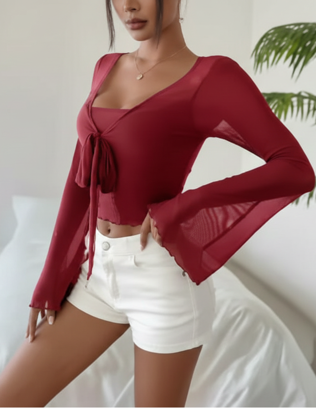 Camiseta Fruncida Dulce Olympe