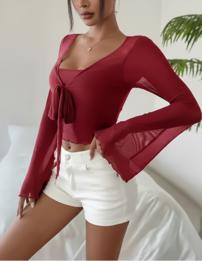 Camiseta Fruncida Dulce Olympe