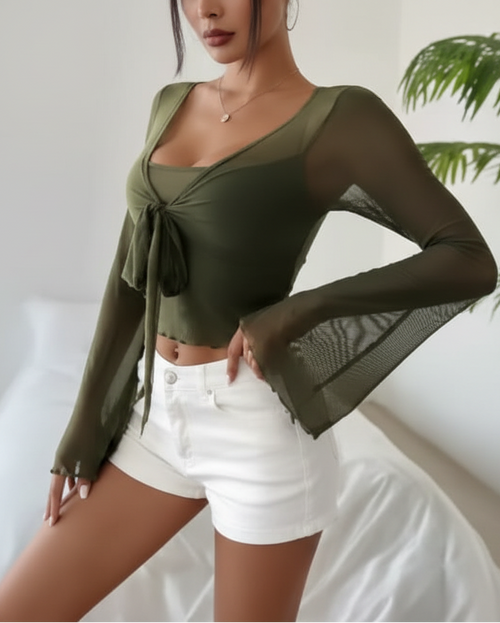 Camiseta Fruncida Dulce Olympe