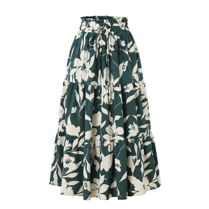 FALDA MIDI FLORAL